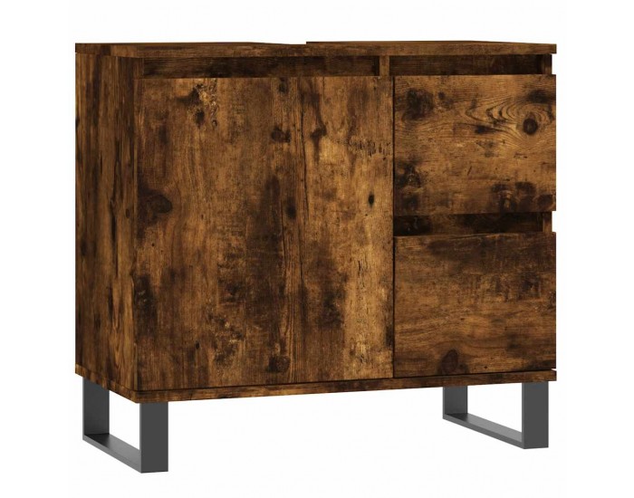 Sonata H Шкаф за баня, опушен дъб, 65x33x60 см, инженерно дърво