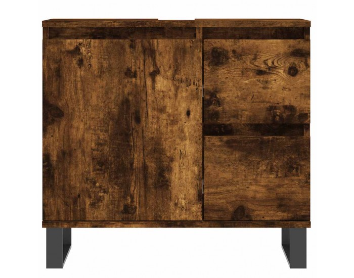 Sonata H Шкаф за баня, опушен дъб, 65x33x60 см, инженерно дърво