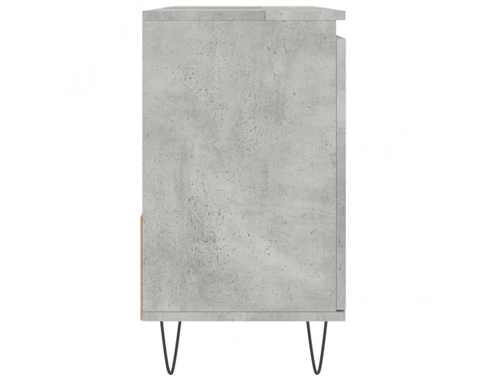 Sonata H Шкаф за баня, бетонно сив, 65x33x60 см, инженерно дърво