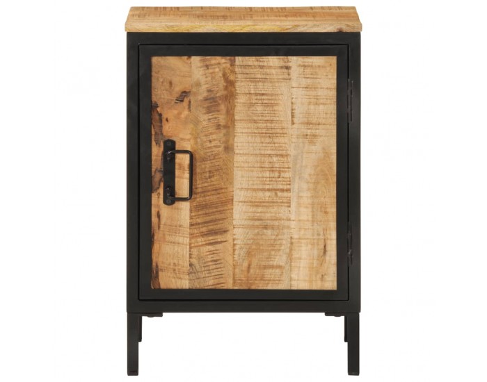 Sonata H Шкаф за баня 40x30x60 см мангово дърво масив и желязо