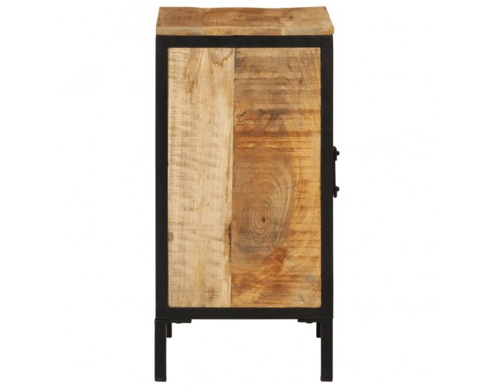 Sonata H Шкаф за баня 40x30x60 см мангово дърво масив и желязо