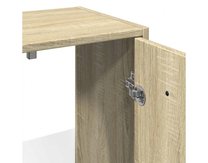 Sonata H Шкаф за мивка за баня, дъб сонома, 60x33x60 см, инженерно дърво