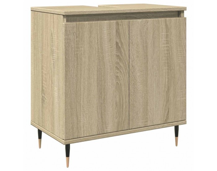 Sonata H Шкаф за баня, сонома дъб, 58x33x60 см, инженерно дърво