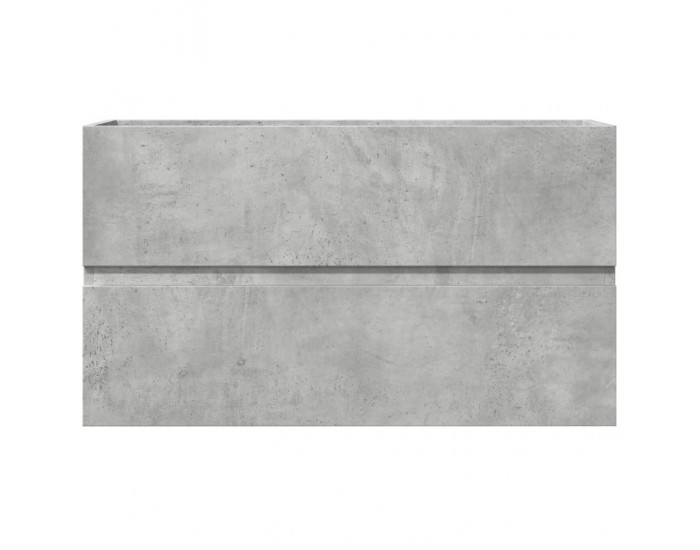 Sonata H Висящ шкаф за баня, бетонно сив, 80x38,5x45 см, инженерно дърво