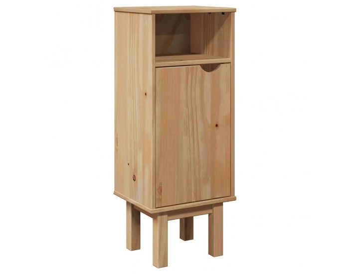 Sonata H Стенен шкаф за баня OTTA, 35x30x55 см, борово дърво масив