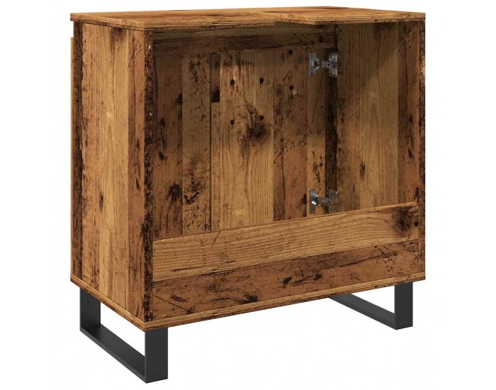 Sonata H Шкаф за баня, старо дърво, 58x33x60 см, инженерно дърво