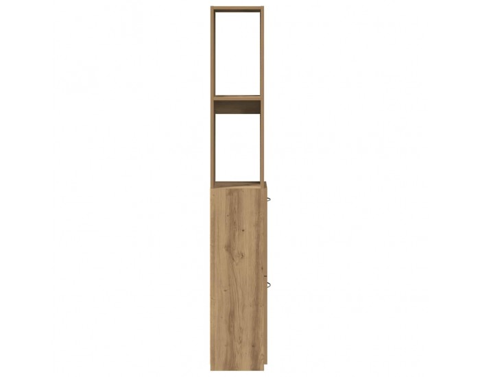 Sonata H Шкаф за баня, дъб артизан, 25x25x170 см, инженерно дърво