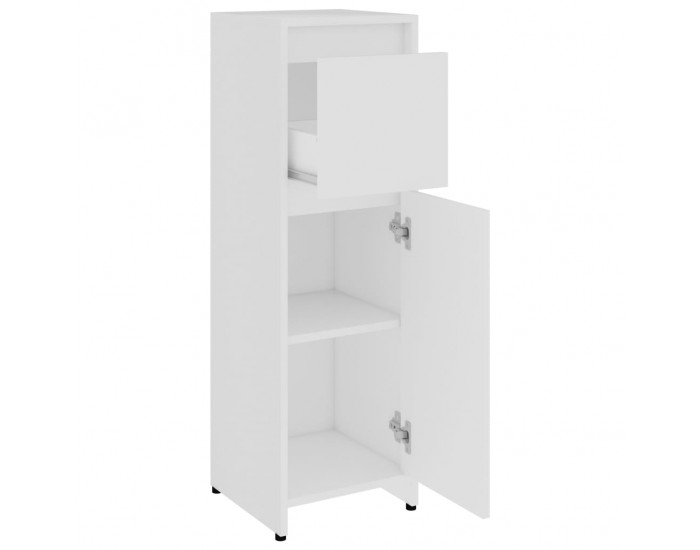 Sonata H Комплект мебели за баня от 4 части, бял, инженерно дърво