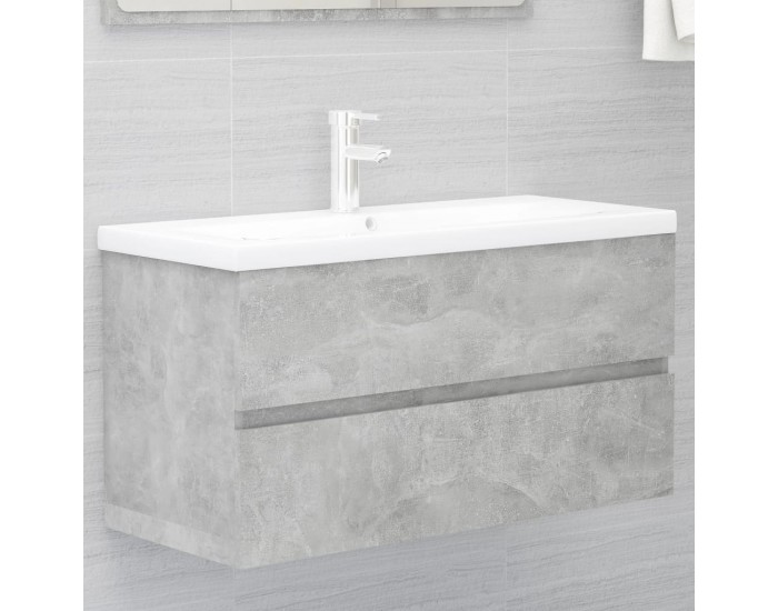 Sonata H Долен шкаф за мивка, бетонно сив, 90x38,5x45см, инженерно дърво Sonata H Долен шкаф за мивка, бетонно сив, 90x38,5x45см, инженерно дърво