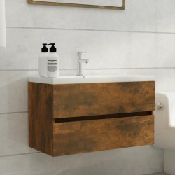Sonata H Шкаф за мивка, опушен дъб, 80x38,5x45 см, инженерно дърво - Комплекти