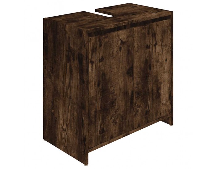 Sonata H Шкаф за баня, опушен дъб, 60x33x61 см, инженерно дърво