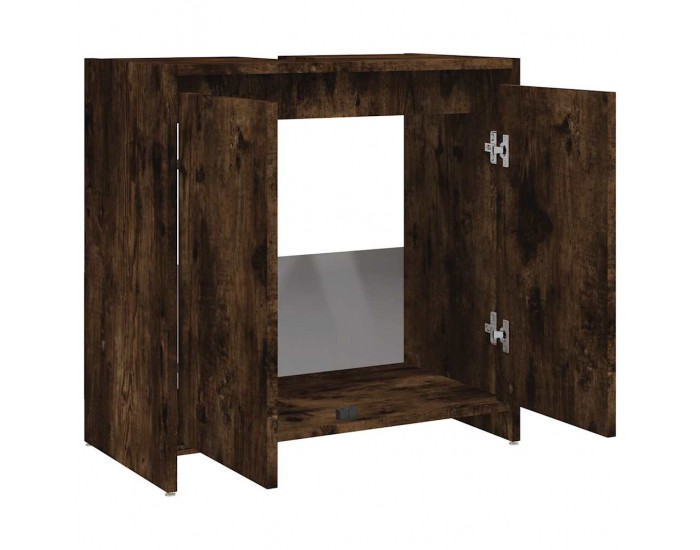 Sonata H Шкаф за баня, опушен дъб, 60x33x61 см, инженерно дърво