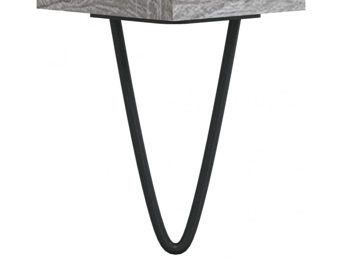 Sonata H Шкаф за баня, сив сонома, 30x30x190 см, инженерно дърво