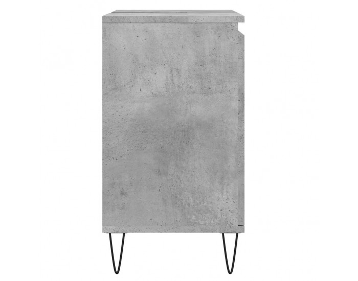 Sonata H Шкаф за баня, бетонно сив, 58x33x60 см, инженерно дърво