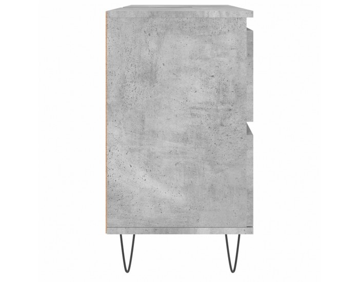 Sonata H Шкаф за баня, бетонно сив, 80x33x60 см, инженерно дърво