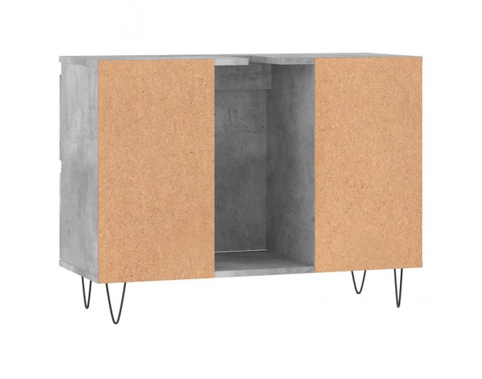 Sonata H Шкаф за баня, бетонно сив, 80x33x60 см, инженерно дърво