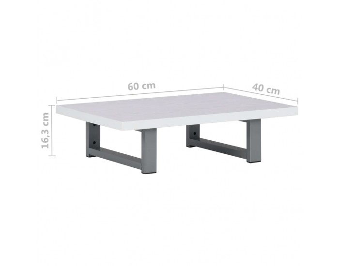 Sonata H Обзавеждане за баня, бяло, 60x40x16,3 см