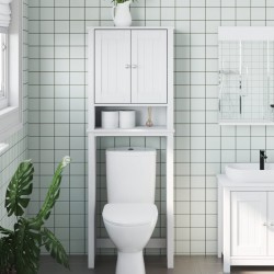 Sonata H Шкаф над тоалетната чиния BERG бял 60x27x164,5 см масивно дърво - Комплекти