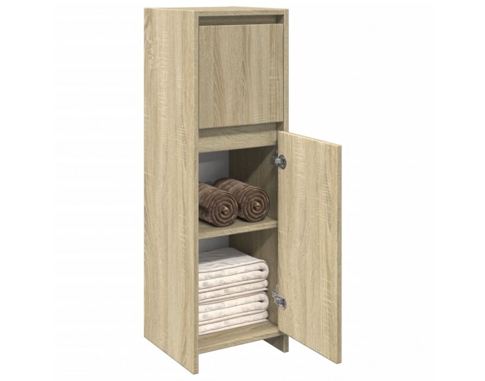 Sonata H Шкаф за баня, дъб сонома, 30x30x95 см, инженерно дърво