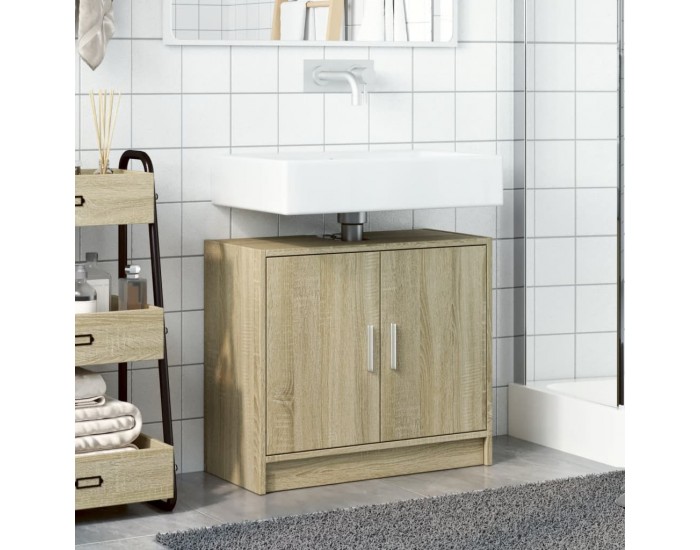 Sonata H Долен шкаф за мивка, дъб сонома, 63x29x55 см, инженерно дърво