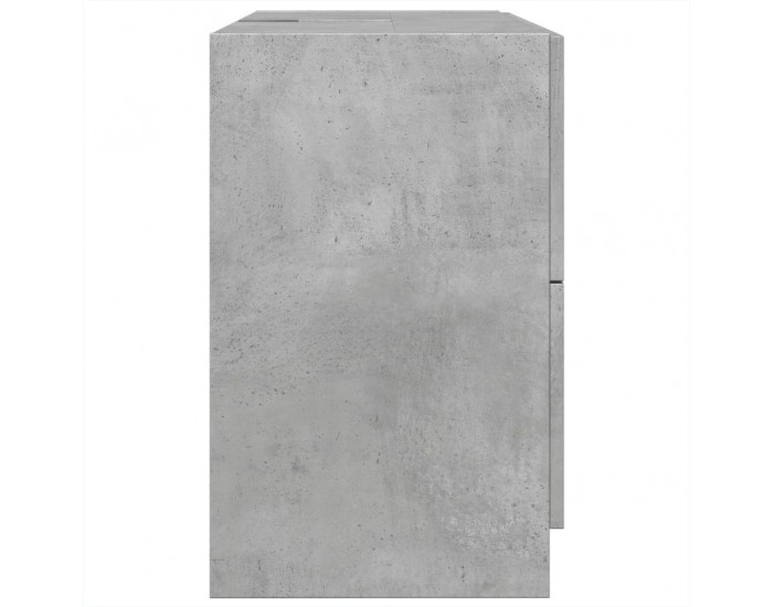 Sonata H Долен шкаф за мивка, бетонно сив, 78x37x59 см, инженерно дърво
