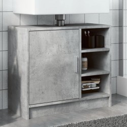 Sonata H Долен шкаф за мивка, бетонно сив, 63x29x55 см, инженерно дърво - Комплекти