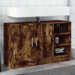 Sonata H Шкаф за мивка, опушен дъб, 90x29x55 см, инженерно дърво - Комплекти