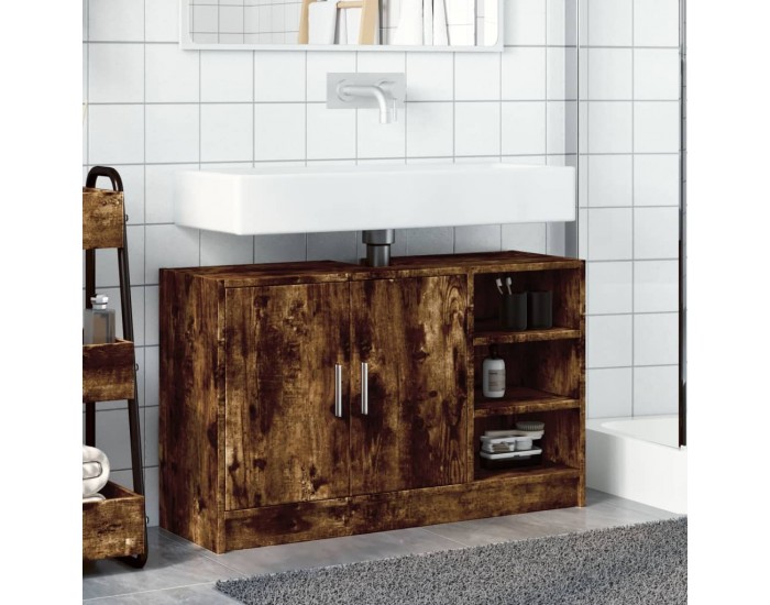 Sonata H Шкаф за мивка, опушен дъб, 90x29x55 см, инженерно дърво