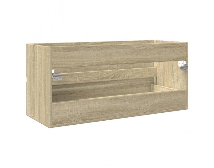 Sonata H Шкаф за мивка за баня дъб сонома 100x38,5x45 см инженерно дърво