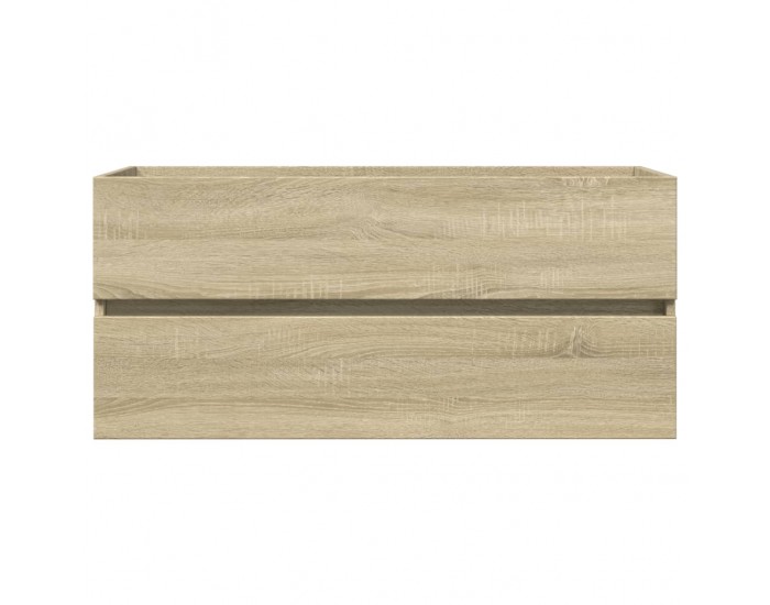 Sonata H Шкаф за мивка за баня дъб сонома 100x38,5x45 см инженерно дърво