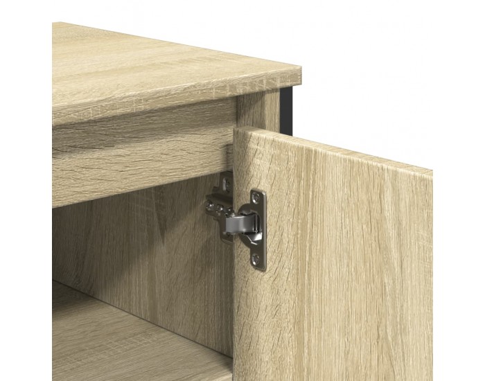 Sonata H Шкаф за мивка за баня, дъб сонома, 91x35x60 см, инженерно дърво