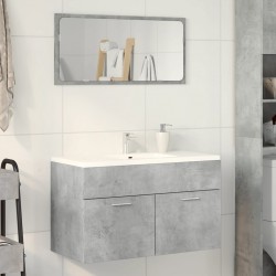 Sonata H Долен шкаф за мивка, сив, 80x38,5x46 см, инженерно дърво - Комплекти