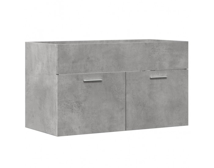 Sonata H Долен шкаф за мивка, сив, 80x38,5x46 см, инженерно дърво