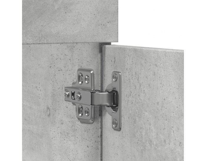 Sonata H Долен шкаф за мивка, сив, 80x38,5x46 см, инженерно дърво