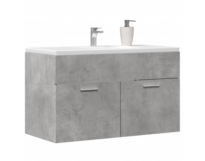 Sonata H Долен шкаф за мивка, сив, 80x38,5x46 см, инженерно дърво