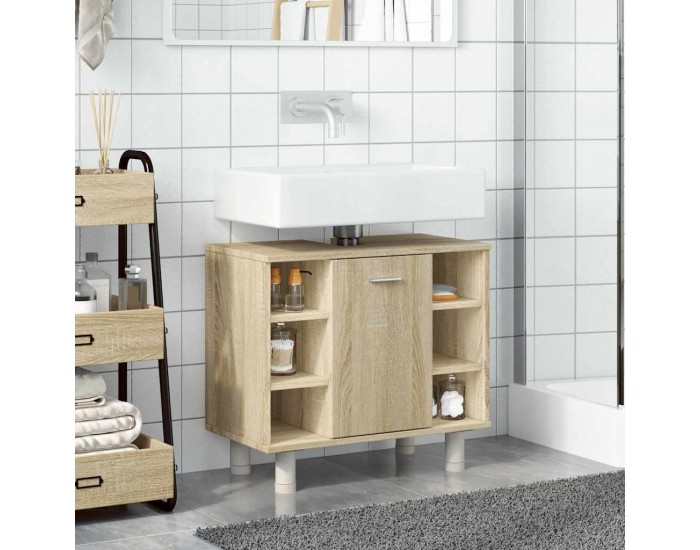 Sonata H Шкаф за баня, дъб сонома, 60x32x53,5 см, ПДЧ