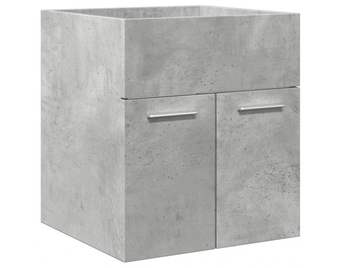 Sonata H Комплект мебели за баня от 3 части бетонно сив инженерно дърво