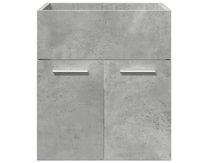 Sonata H Комплект мебели за баня от 3 части бетонно сив инженерно дърво