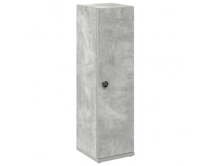 Sonata H Шкаф за баня с държач за ролки, бетонно сив, 20,5x22x72 см