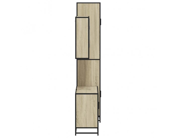 Sonata H Комплект шкафове за баня от 3 части дъб сонома инженерно дърво