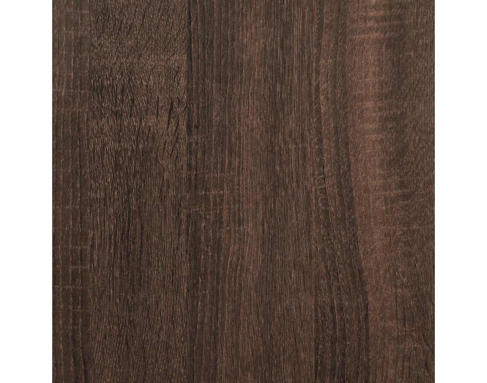 Sonata H Шкаф за мивка за баня, кафяв дъб, 80x33x60 см, инженерно дърво
