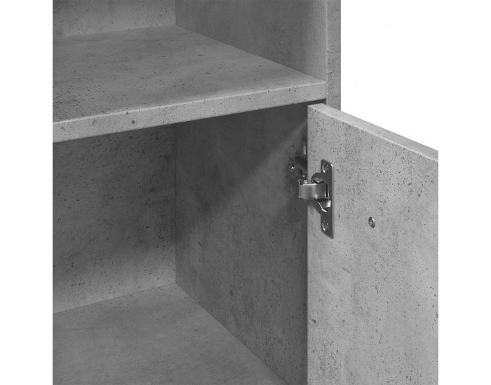 Sonata H Шкаф за баня, бетонно сиво, 30x30x95 см, ПДЧ