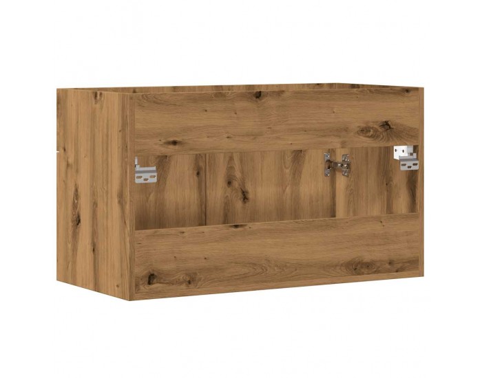 Sonata H Шкаф за мивка за баня, дъб артизан 80x38,5x46см инженерно дърво