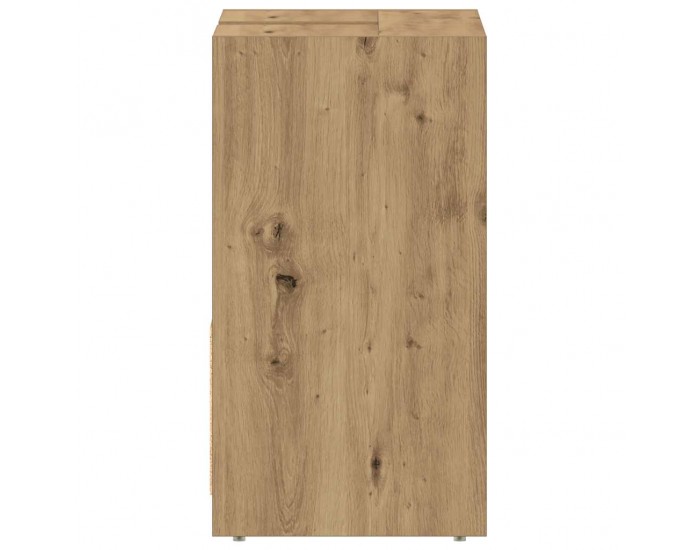 Sonata H Шкаф за мивка за баня, дъб артизан, 60x33x60см, инженерно дърво