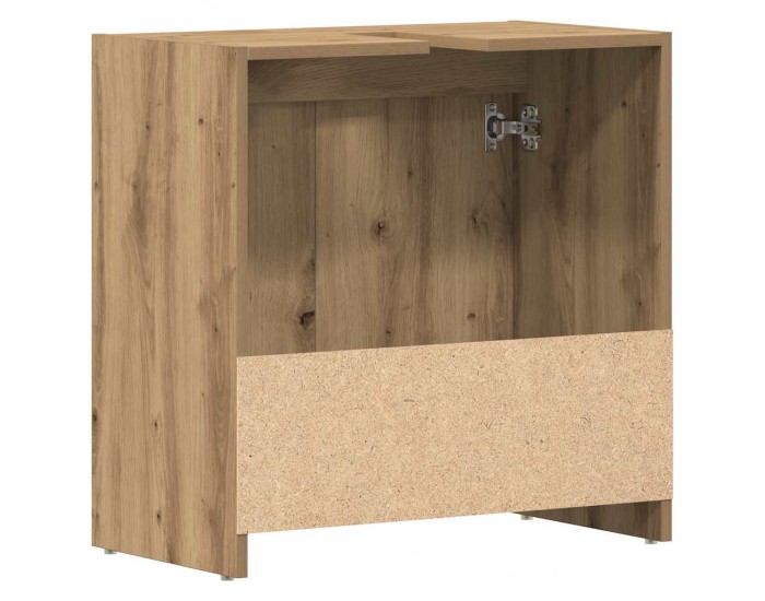 Sonata H Шкаф за мивка за баня, дъб артизан, 60x33x60см, инженерно дърво