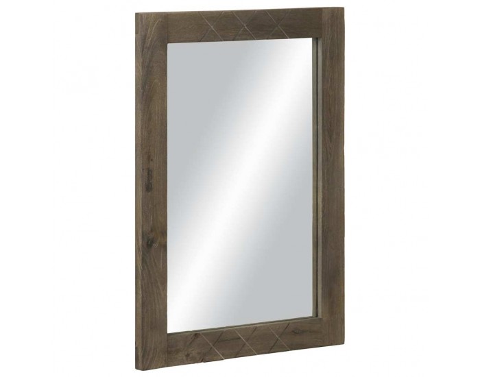 Sonata H Комплект мебели за баня от 3 части Черно масивно дърво Манго