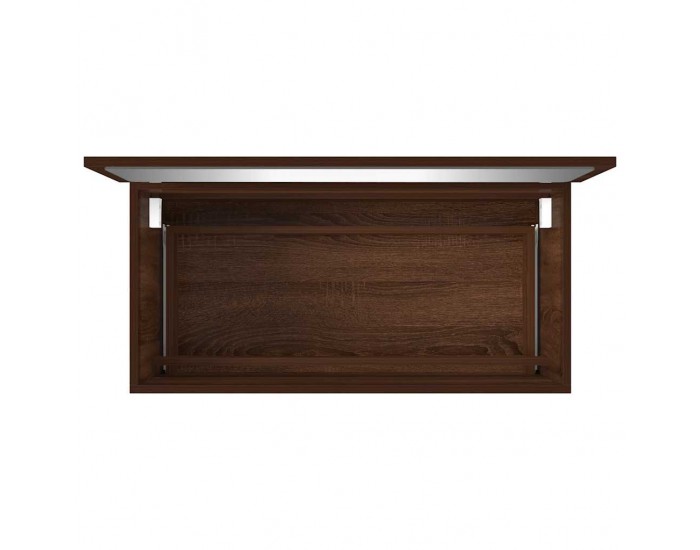 Sonata H Комплект мебели за баня от 2 части, кафяв дъб, инженерно дърво