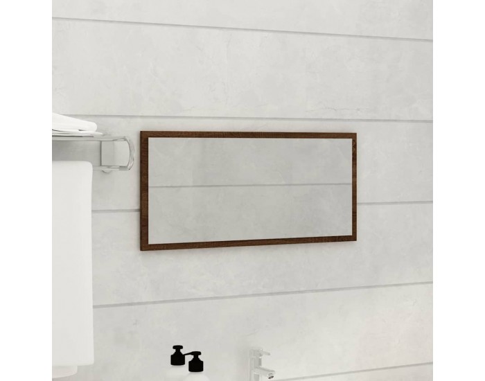 Sonata H Комплект мебели за баня от 2 части, кафяв дъб, инженерно дърво