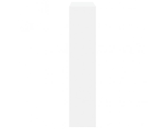 Sonata H Облицовка за камина, бяла, 81x18x82 см, инженерно дърво