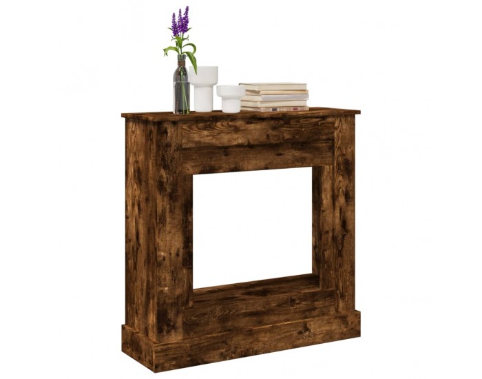 Sonata H Облицовка за камина, опушен дъб, 90x30x90 см, инженерно дърво